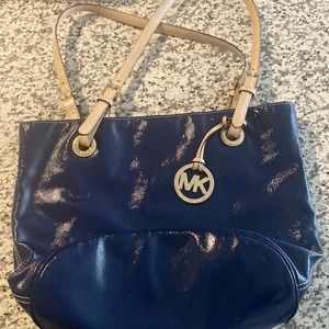 Navy MK purse